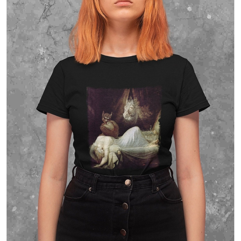 Gothic Incubus Demon Shirt, Fantasy Graphic Tee
